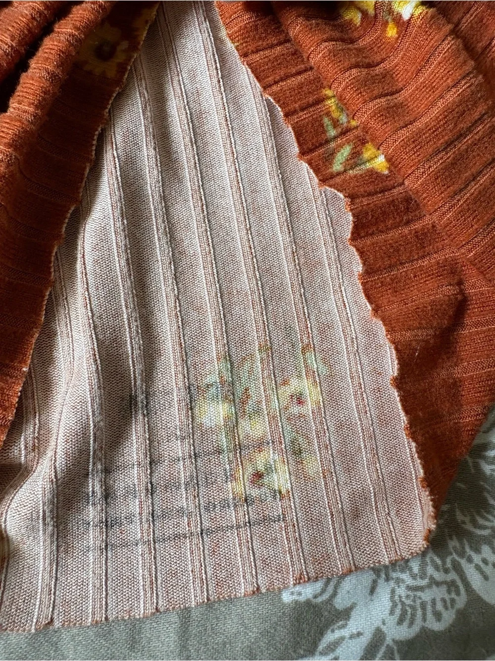 🐰 Bunny Knots Bow Turban Headwraps - Beige Plaid & Rust